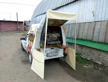 Штора для автокафе