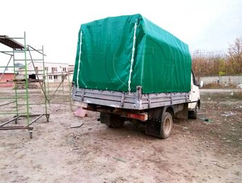 Тент на ГАЗель в зеленому кольорі