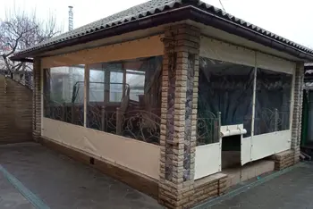 Штори для беседки от дождя