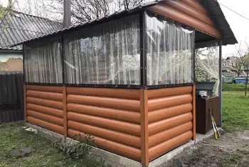Тент беседка для дачи