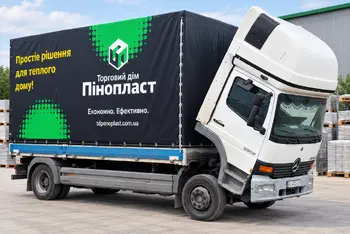Тент на 5 тонний борт 7,2 м